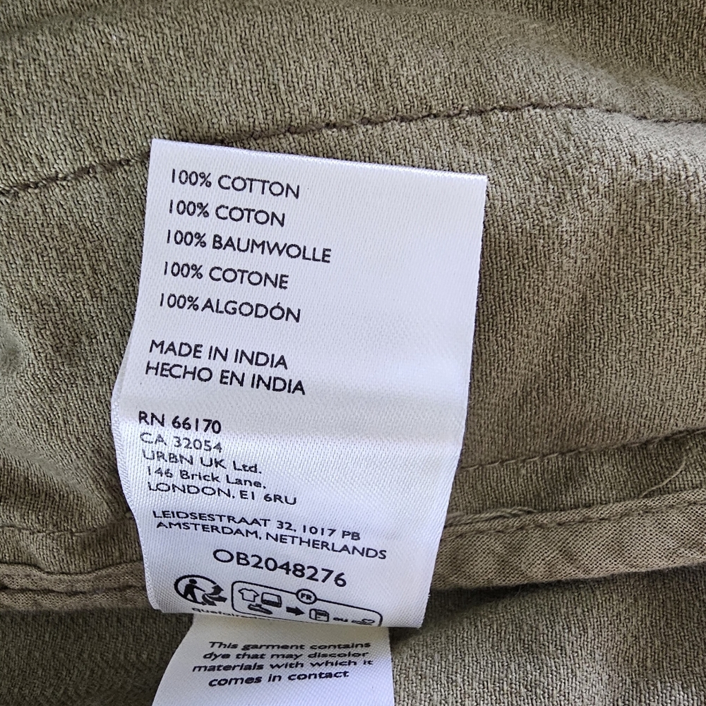 Free People Cargo Jacket In Olive Green Brand New With Tags - Picture 7 of 7